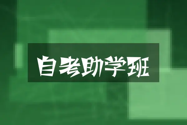 自考助学班